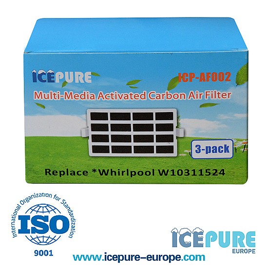 Icepure Filtre à air pour Whirlpool Microban ANT001 / 481248048172 (3 St.) Icepure Filtre à air pour Whirlpool Microban ANT001 / 481248048172 (3 St.)